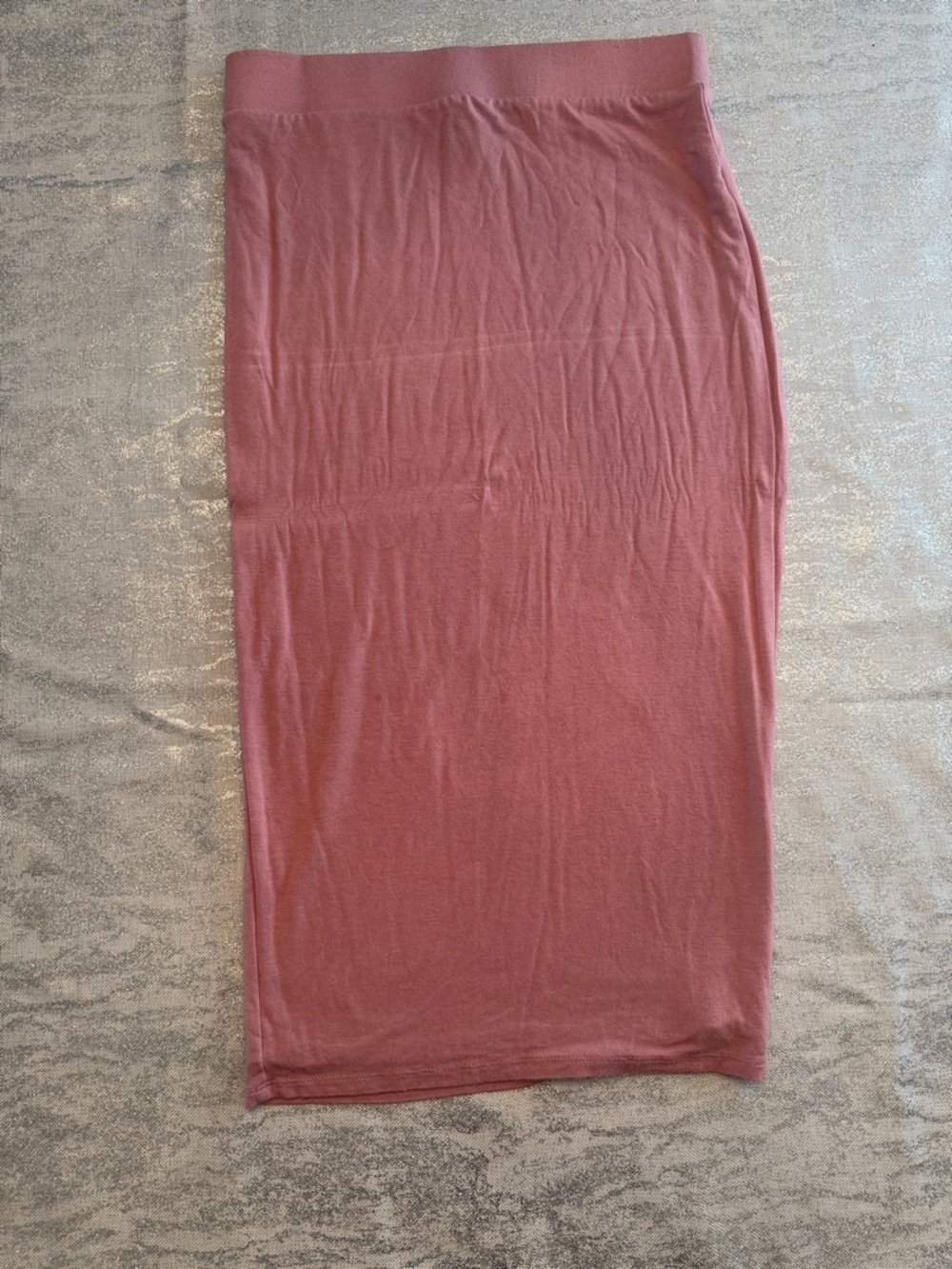 Bar III Dusty Rose Ribbed Pencil Skirt